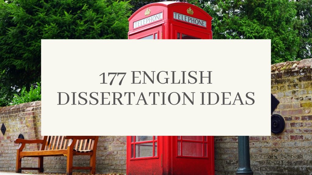 english language dissertation ideas