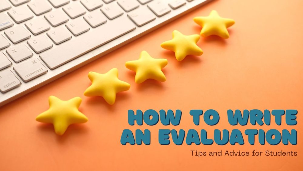 how to write evaluation