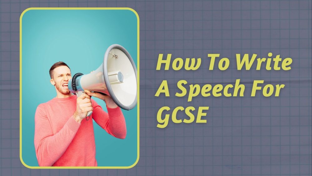 how to write a speech gcse