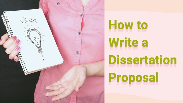 best way to write a dissertation proposal