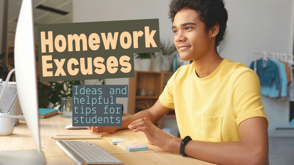 excuses for not doing homework during online