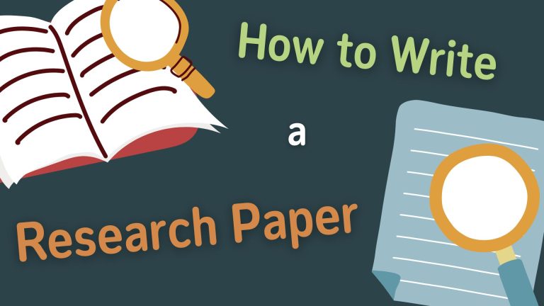 how can i write research paper